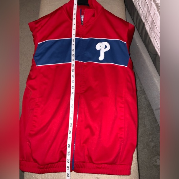 Carl Banks ~ Phillies Zip up jacket - Picture 8 of 9